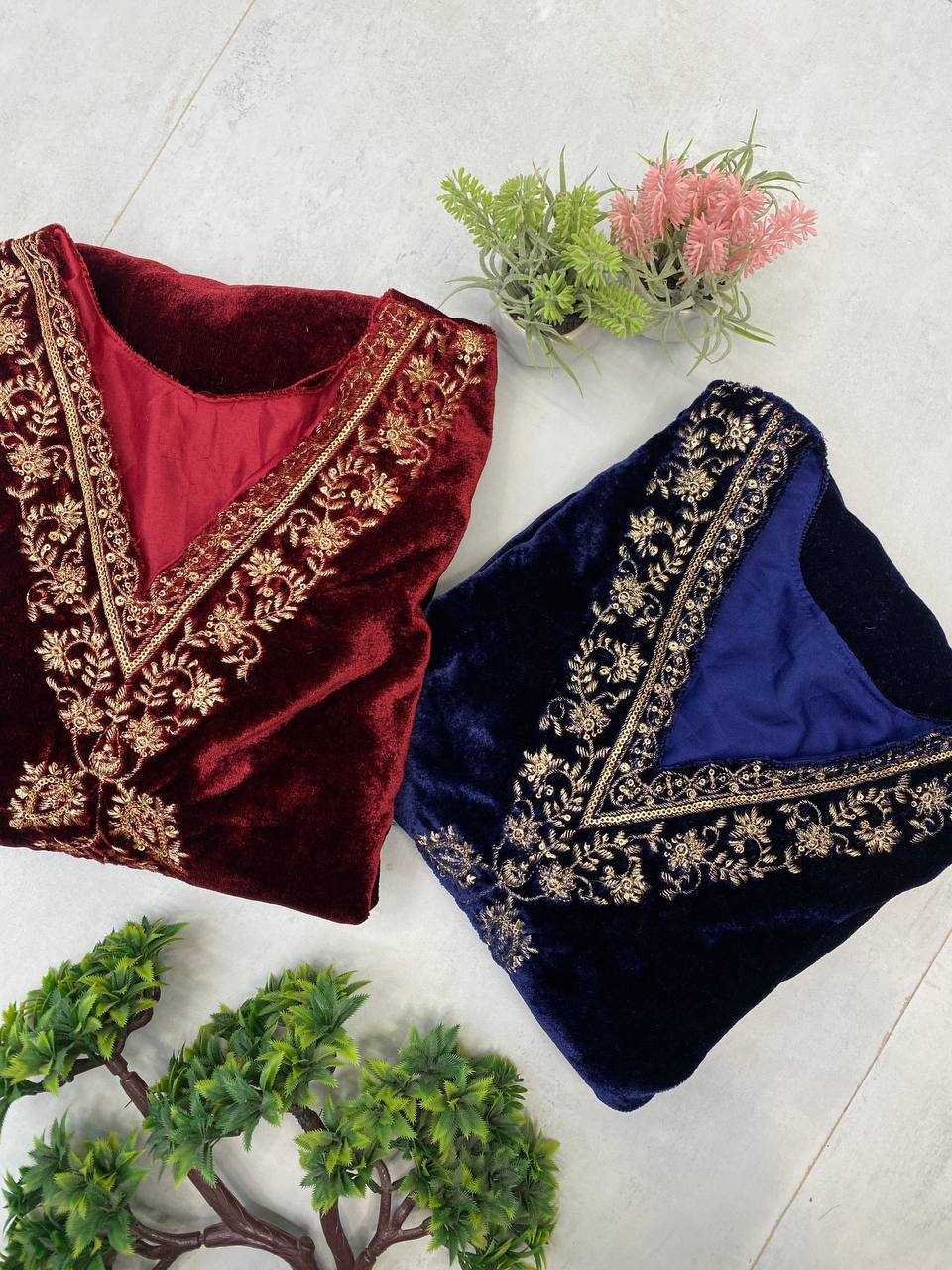 Ynf Velvet RIN141 2025 Kurti Wholesale Workwear Kurtis Designer Kurtis Ladies Kurti Manufacturer- Kapda Export