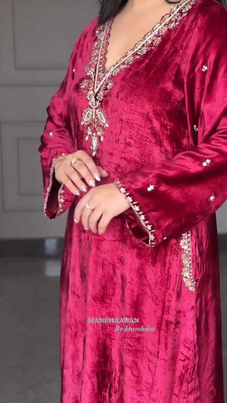 Ynf Velvet RIN141 2025 Kurti Wholesale Workwear Kurtis Designer Kurtis Ladies Kurti Manufacturer- Kapda Export