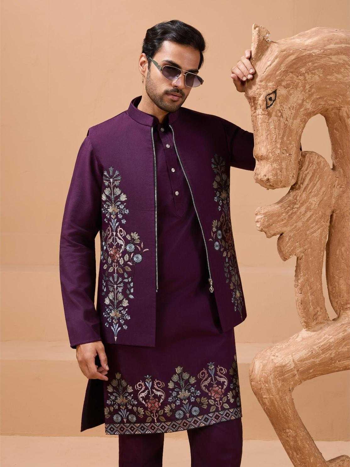 Ynf Viscose RIN202 21021 Mens Wear Wholesale Mens Kurta Pyjama Silk Kurta Men Wedding kurta Manufacturer- Kapda Export