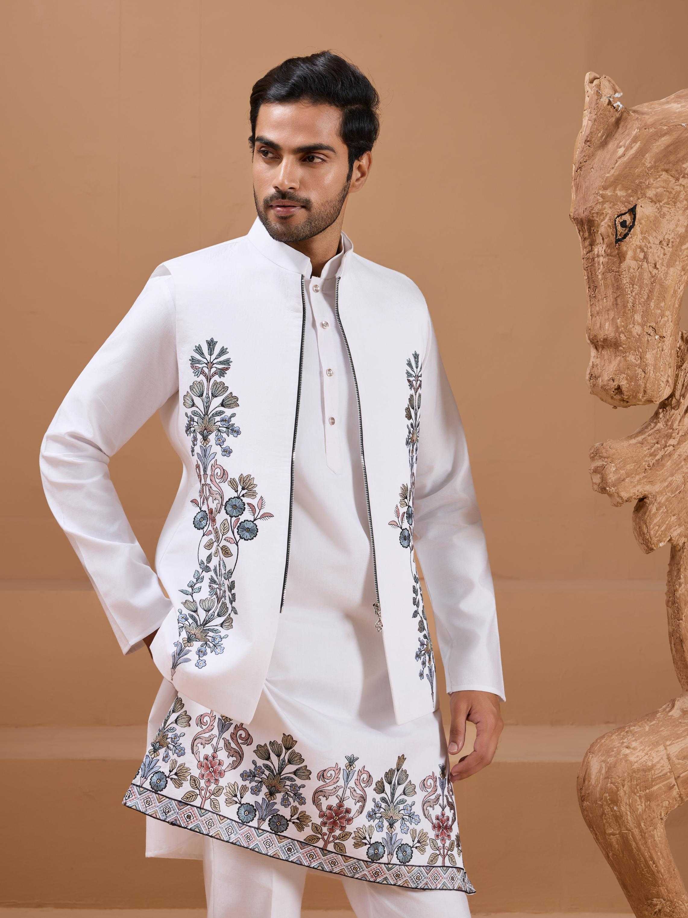 Ynf Viscose RIN202 21021 Mens Wear Wholesale Mens Kurta Pyjama Silk Kurta Men Wedding kurta Manufacturer- Kapda Export