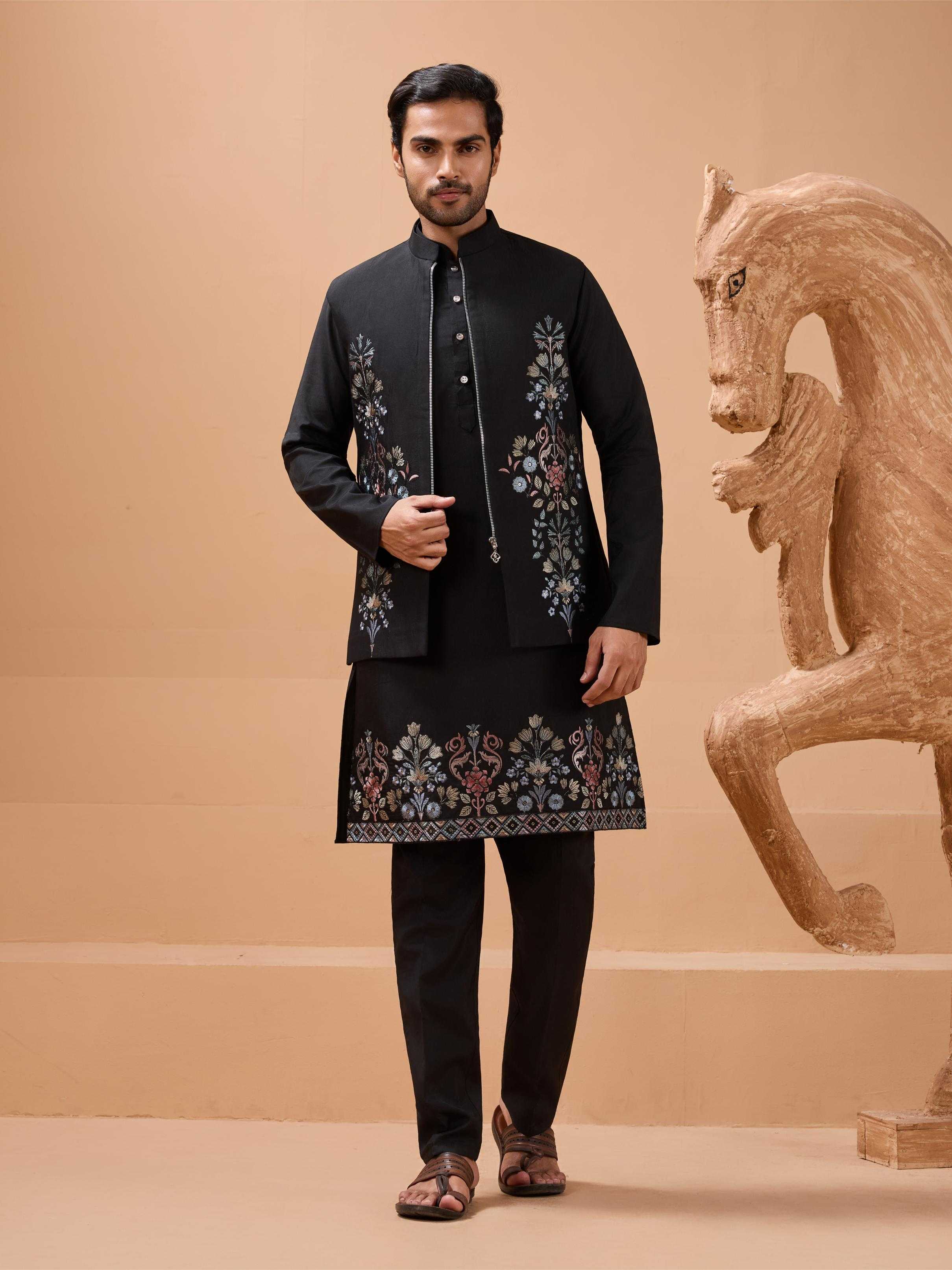 Ynf Viscose RIN202 21021 Mens Wear Wholesale Mens Kurta Pyjama Silk Kurta Men Wedding kurta Manufacturer- Kapda Export