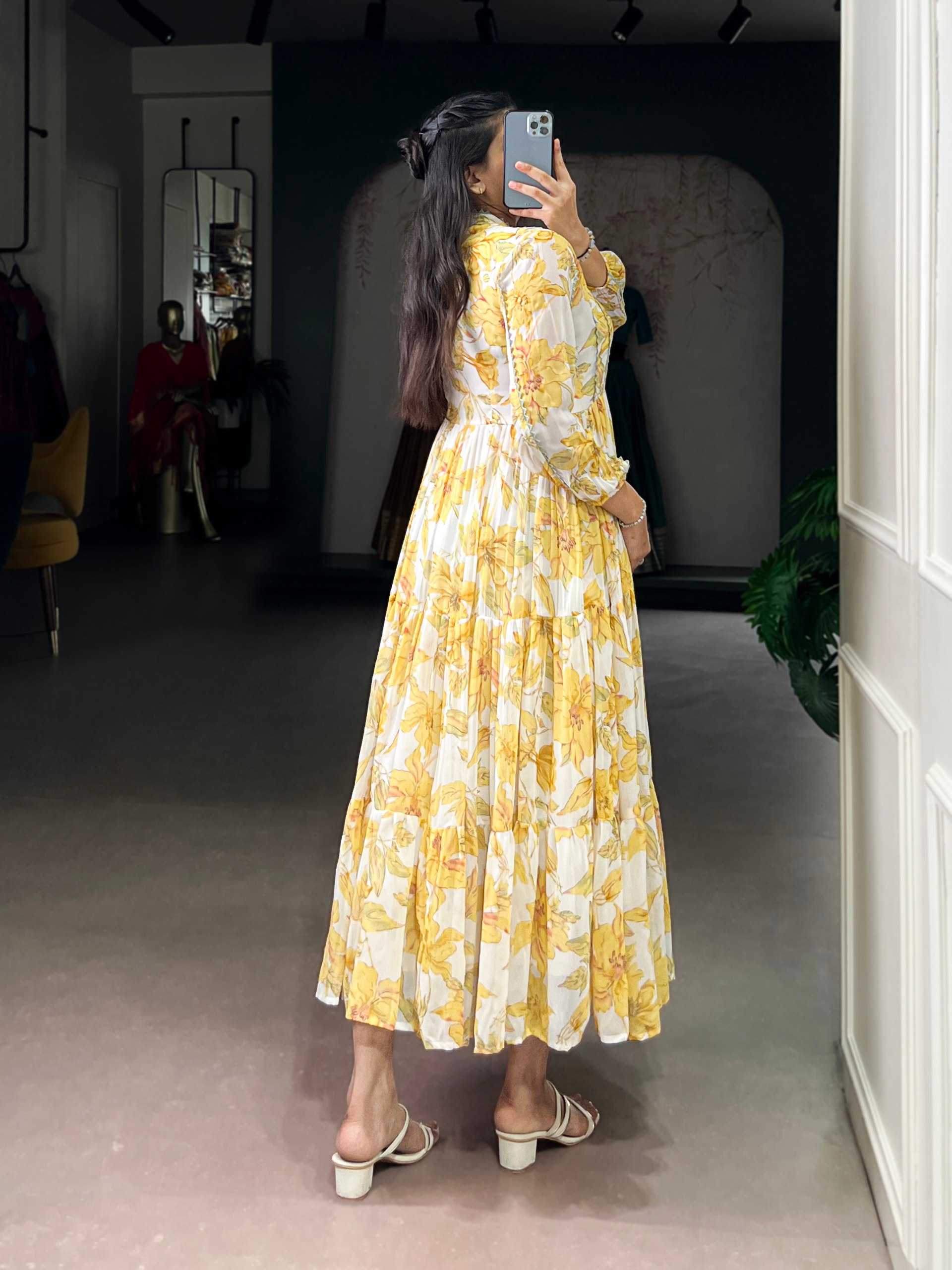 Ynf WEIGHTLESS KESH134 4502 Suits & Dresses Festive Collections Wholesale Party Wear Dresses Printed Dresses Gown Dresses Manufacturer- Kapda Export