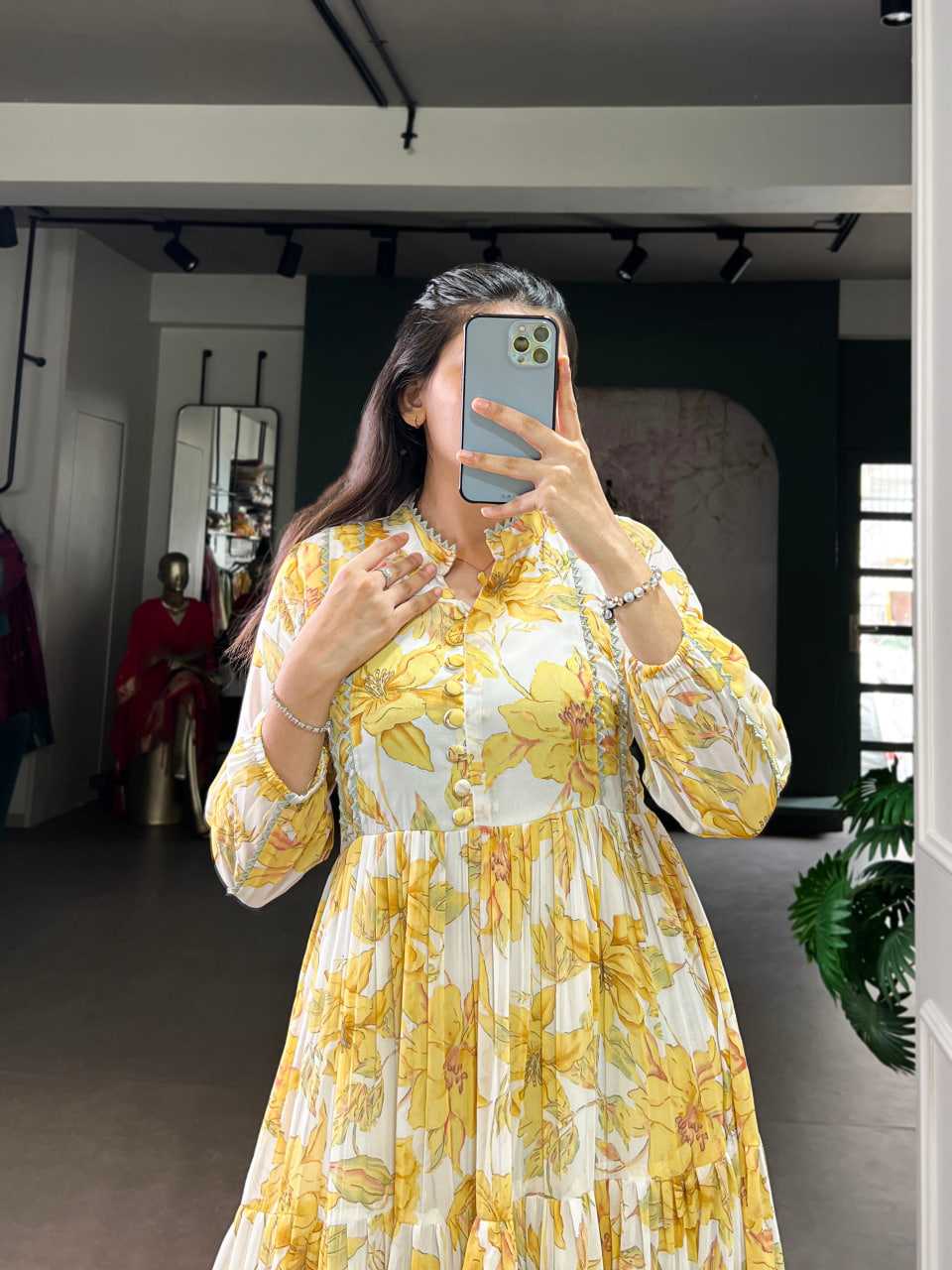 Ynf WEIGHTLESS KESH134 4502 Suits & Dresses Festive Collections Wholesale Party Wear Dresses Printed Dresses Gown Dresses Manufacturer- Kapda Export