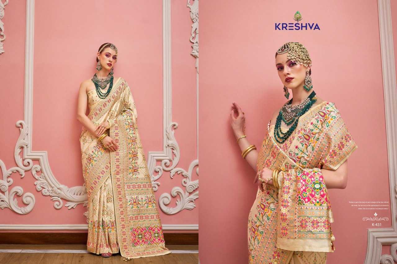 Ynf Banarasi Soft Silk KESH113 Kreshva Kashmir Vol-4 429 Silk Sarees Wholesale Banarasi Silk Sarees Heavy Silk Sarees Printed Silk Saree Manufacturer- Kapda Export