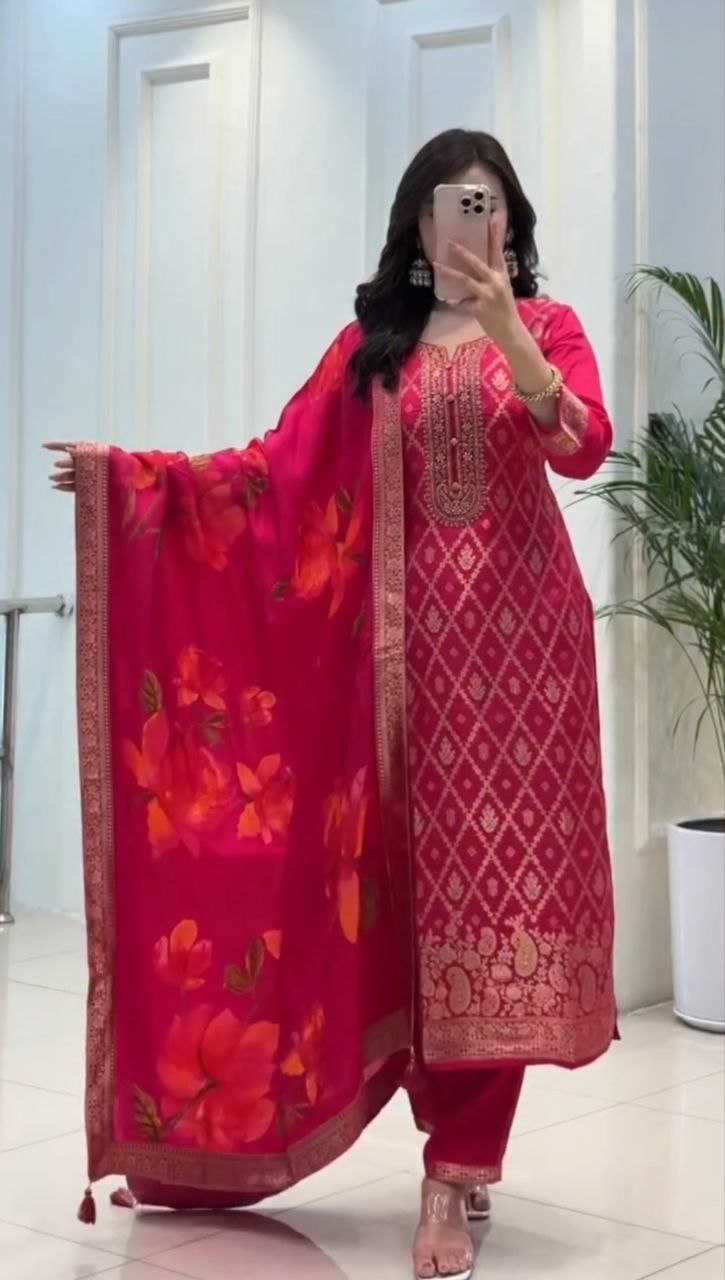 Ynf Banarasi Soft Silk KESH141 1305 Suits & Dresses Wholesale Designer Suits Silk Suits Long Kurti Suits Manufacturer- Kapda Export