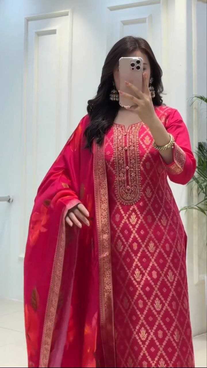 Ynf Banarasi Soft Silk KESH141 1305 Suits & Dresses Wholesale Designer Suits Silk Suits Long Kurti Suits Manufacturer- Kapda Export