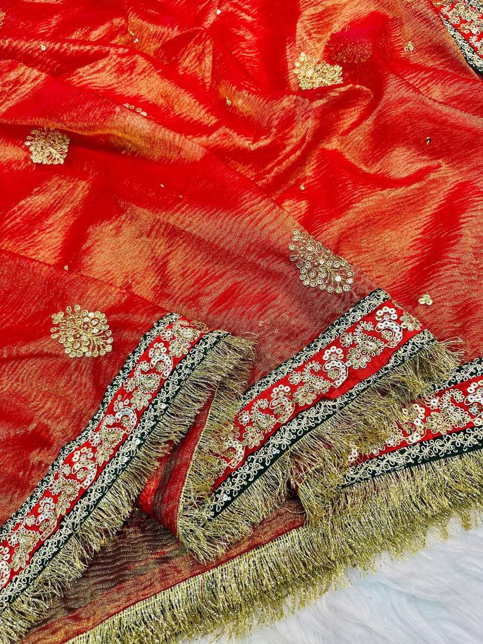 Ynf Banarasi Soft Silk KESH488 laiba Sarees Wholesale Ladies Sarees Sequence Sarees Embroidered Sarees Manufacturer- Kapda Export