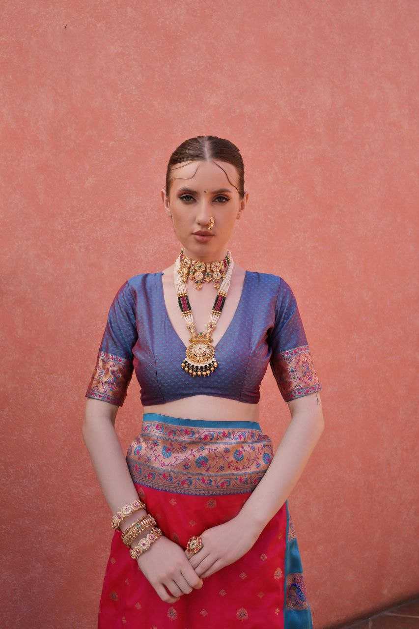 Ynf Banarasi Soft Silk KESH532 PAITHANI NISHA Silk Sarees Festive Collections Wholesale Banarasi Silk Sarees Paithani Sarees Gudi Padwa Collections Manufacturer- Kapda Export