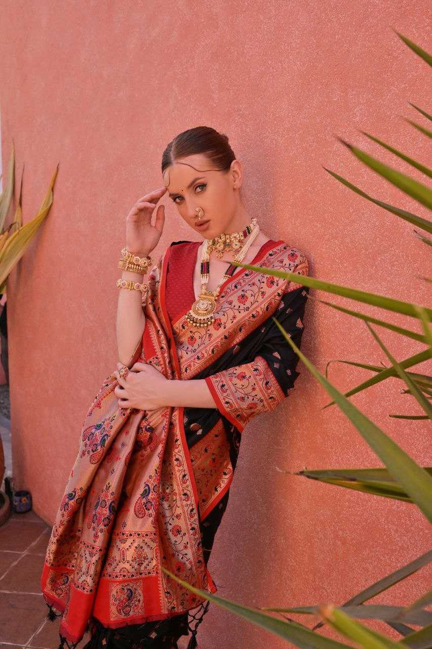 Ynf Banarasi Soft Silk KESH532 PAITHANI NISHA Silk Sarees Festive Collections Wholesale Banarasi Silk Sarees Paithani Sarees Gudi Padwa Collections Manufacturer- Kapda Export