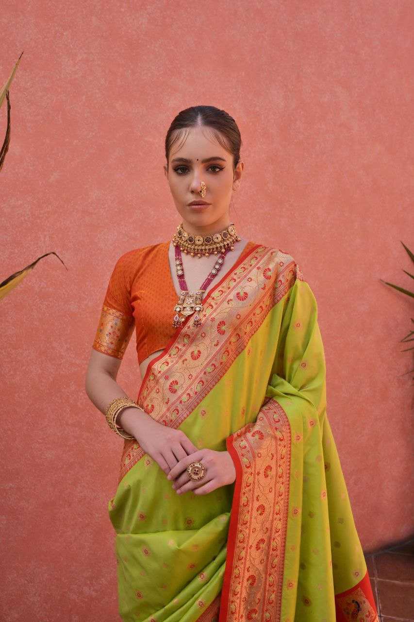 Ynf Banarasi Soft Silk KESH532 PAITHANI NISHA Silk Sarees Festive Collections Wholesale Banarasi Silk Sarees Paithani Sarees Gudi Padwa Collections Manufacturer- Kapda Export