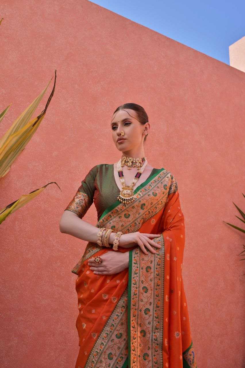 Ynf Banarasi Soft Silk KESH532 PAITHANI NISHA Silk Sarees Festive Collections Wholesale Banarasi Silk Sarees Paithani Sarees Gudi Padwa Collections Manufacturer- Kapda Export