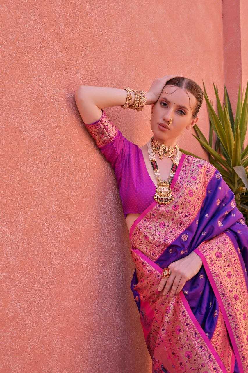Ynf Banarasi Soft Silk KESH532 PAITHANI NISHA Silk Sarees Festive Collections Wholesale Banarasi Silk Sarees Paithani Sarees Gudi Padwa Collections Manufacturer- Kapda Export