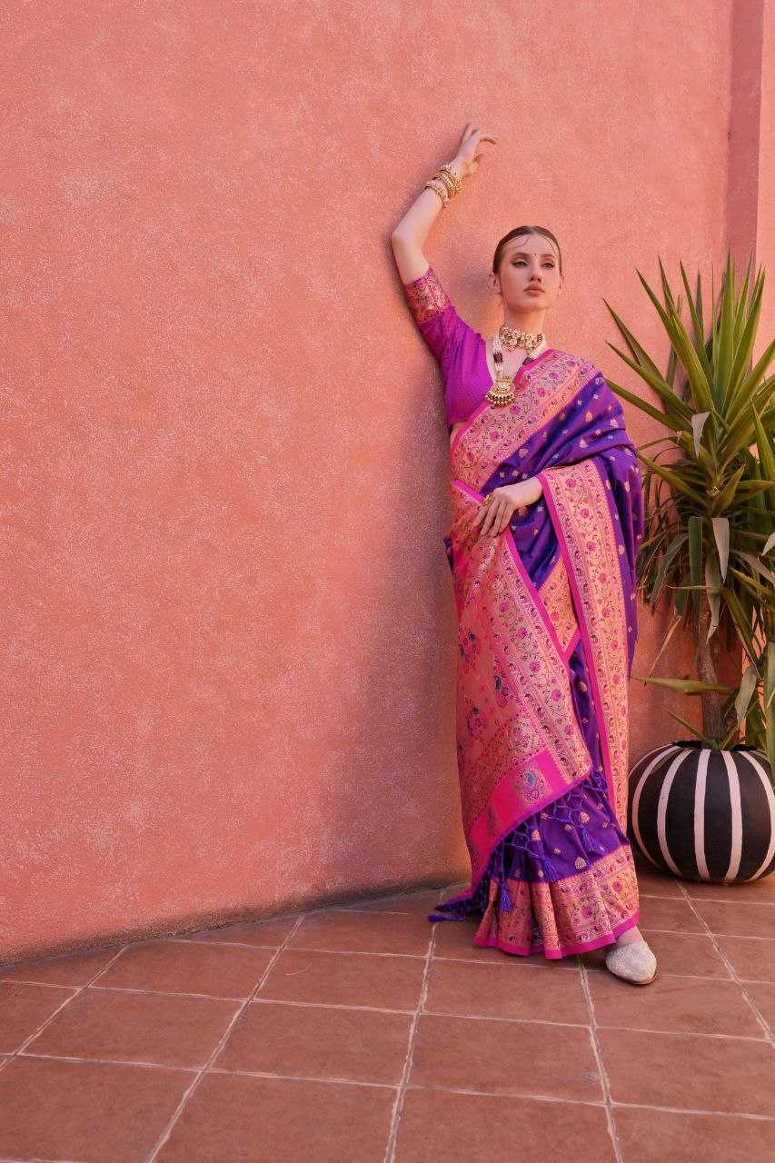 Ynf Banarasi Soft Silk KESH532 PAITHANI NISHA Silk Sarees Festive Collections Wholesale Banarasi Silk Sarees Paithani Sarees Gudi Padwa Collections Manufacturer- Kapda Export