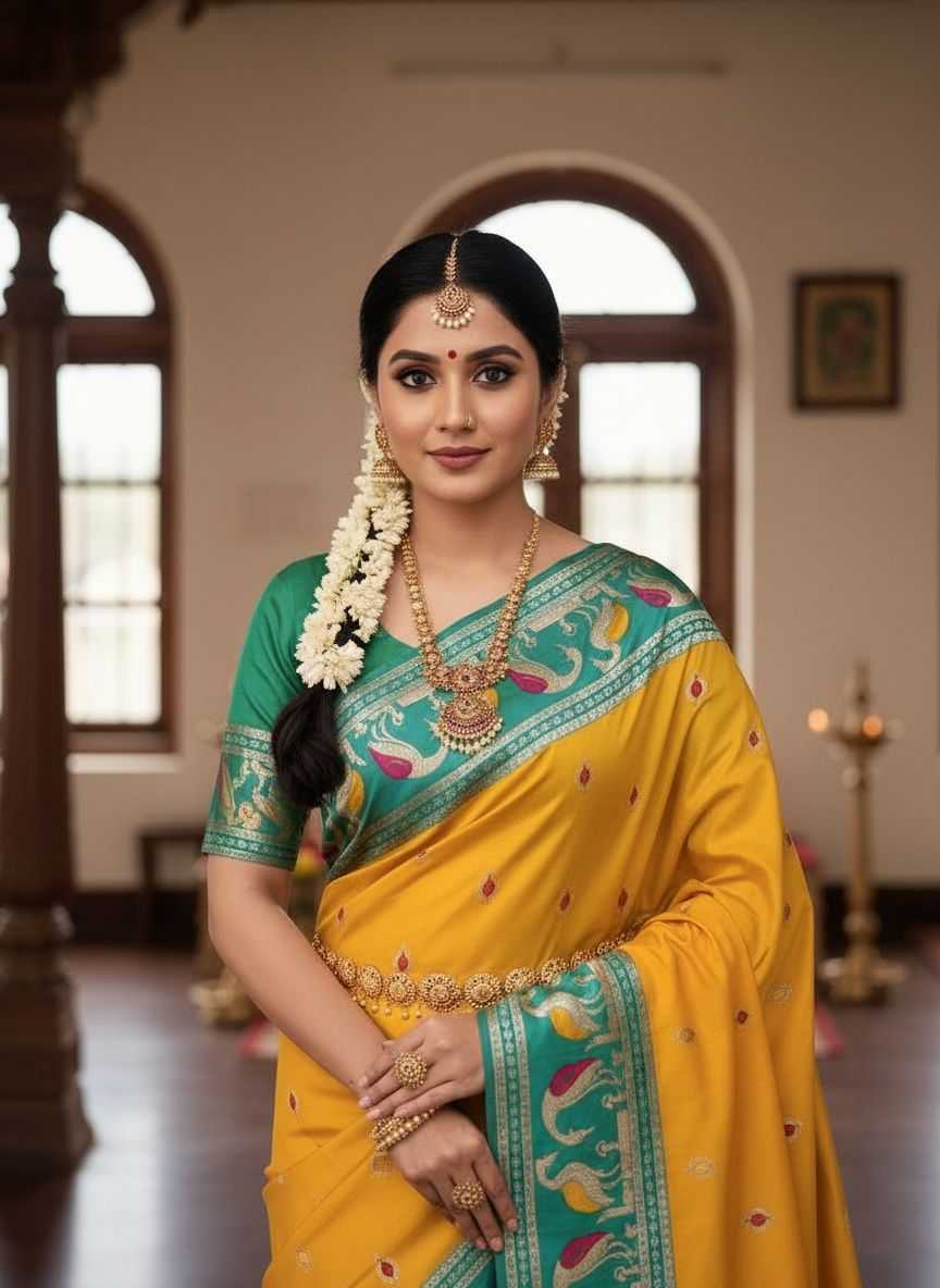 Ynf Banarasi Soft Silk KESH634 priyamani Silk Sarees Wholesale Banarasi Silk Sarees Heavy Silk Sarees Fancy Silk Sarees Manufacturer- Kapda Export