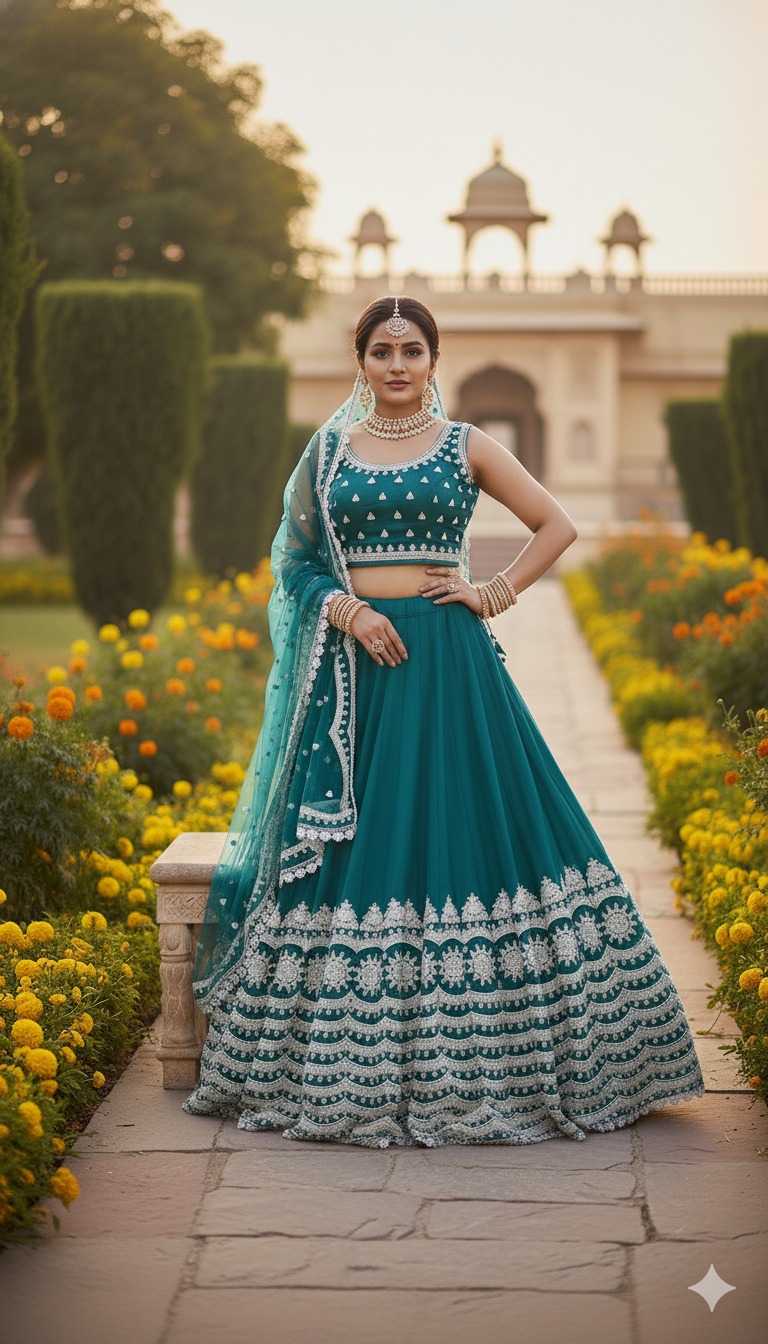Ynf Butterfly Net KESH530 SENHORA PAHELI Lehengas Wholesale Fancy Lehenga Embroidered Lehenga Lehenga For Mehndi Sequins Lehenga Manufacturer- Kapda Export