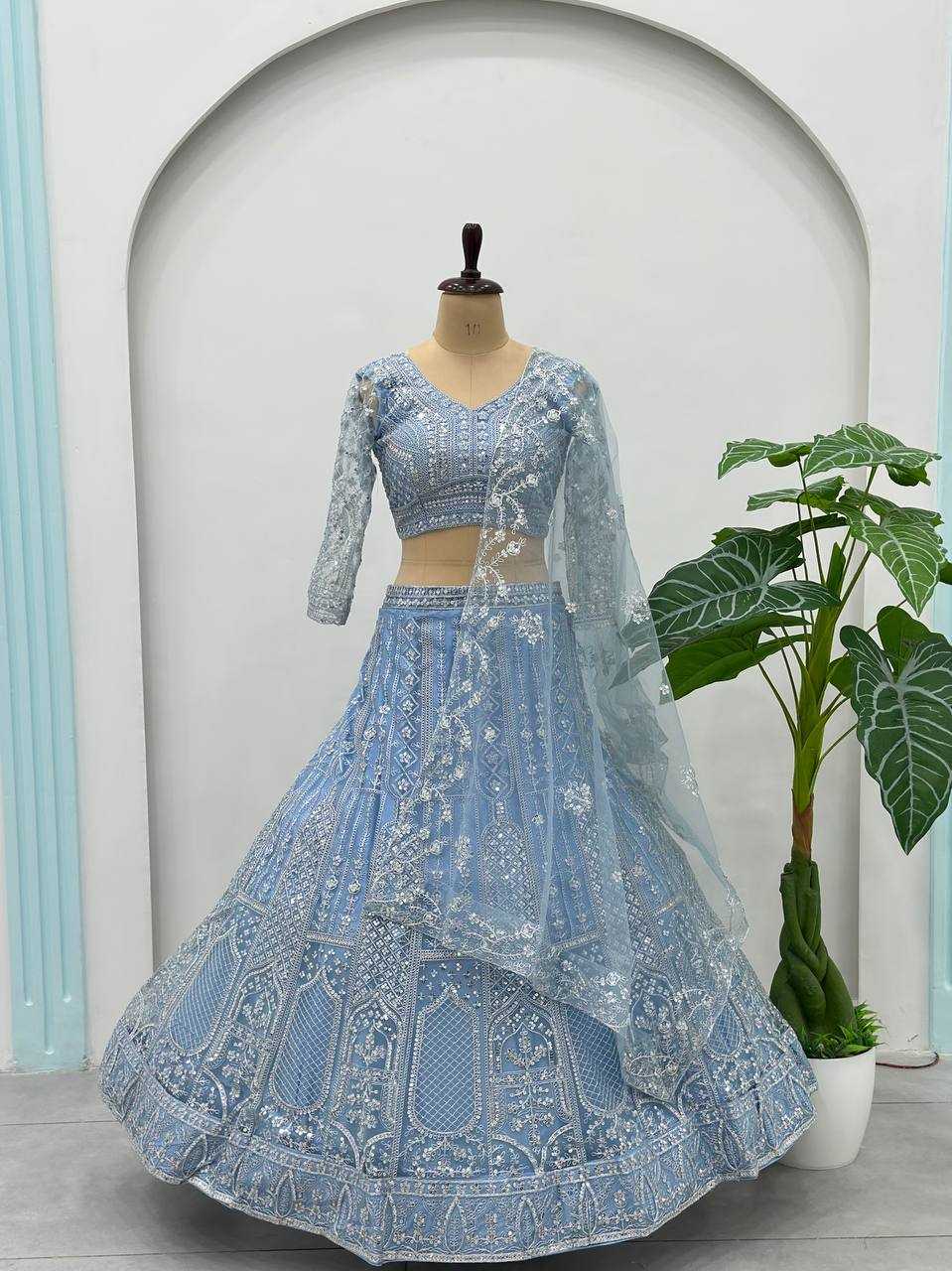 Ynf Butterfly Net KESH533 5146 Lehengas Wholesale Designer Lehenga Wedding Lehenga Net Lehenga Choli Manufacturer- Kapda Export