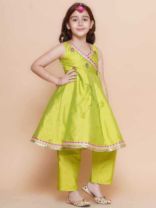 Ynf Chanderi Silk KESH642 033 Kids Wear Wholesale Kids Traditional Outfits Kids Kurta Pajama Kids Festive Wear Manufacturer- Kapda Export