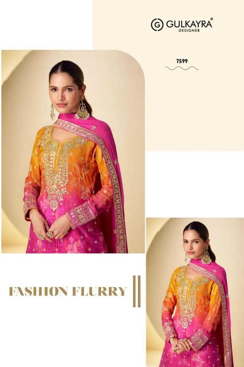 Ynf Chinon KESH530 Gulkayra KANIKA 7598 Suits & Dresses Wholesale Patiala Suits Party wear suits Designer Suits Manufacturer- Kapda Export