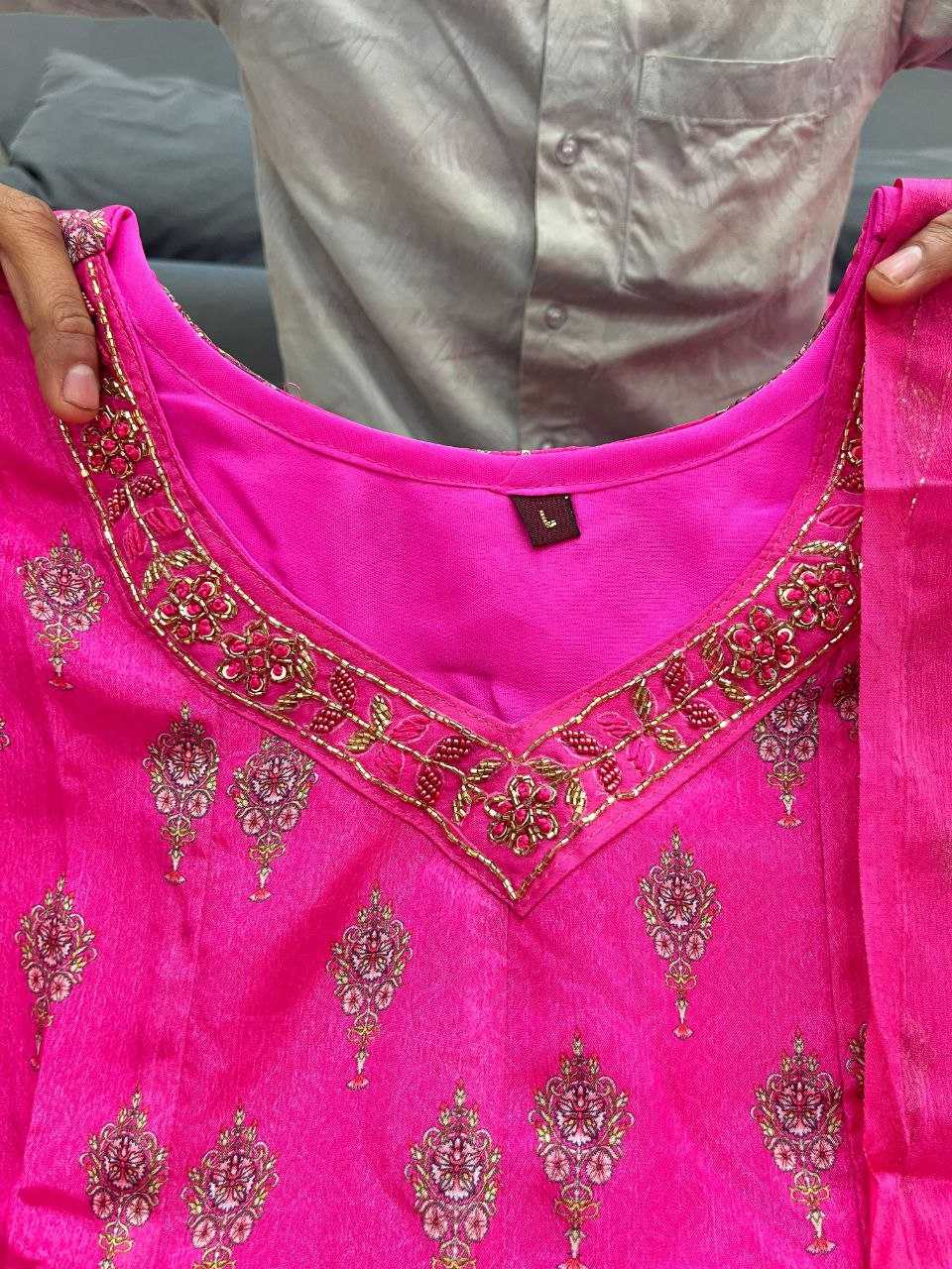 Ynf Chinon KESH562 MANIKA Kurti Wholesale Party Wear Kurtis Designer Kurtis Party Wear Gown Style Kurtis Manufacturer- Kapda Export