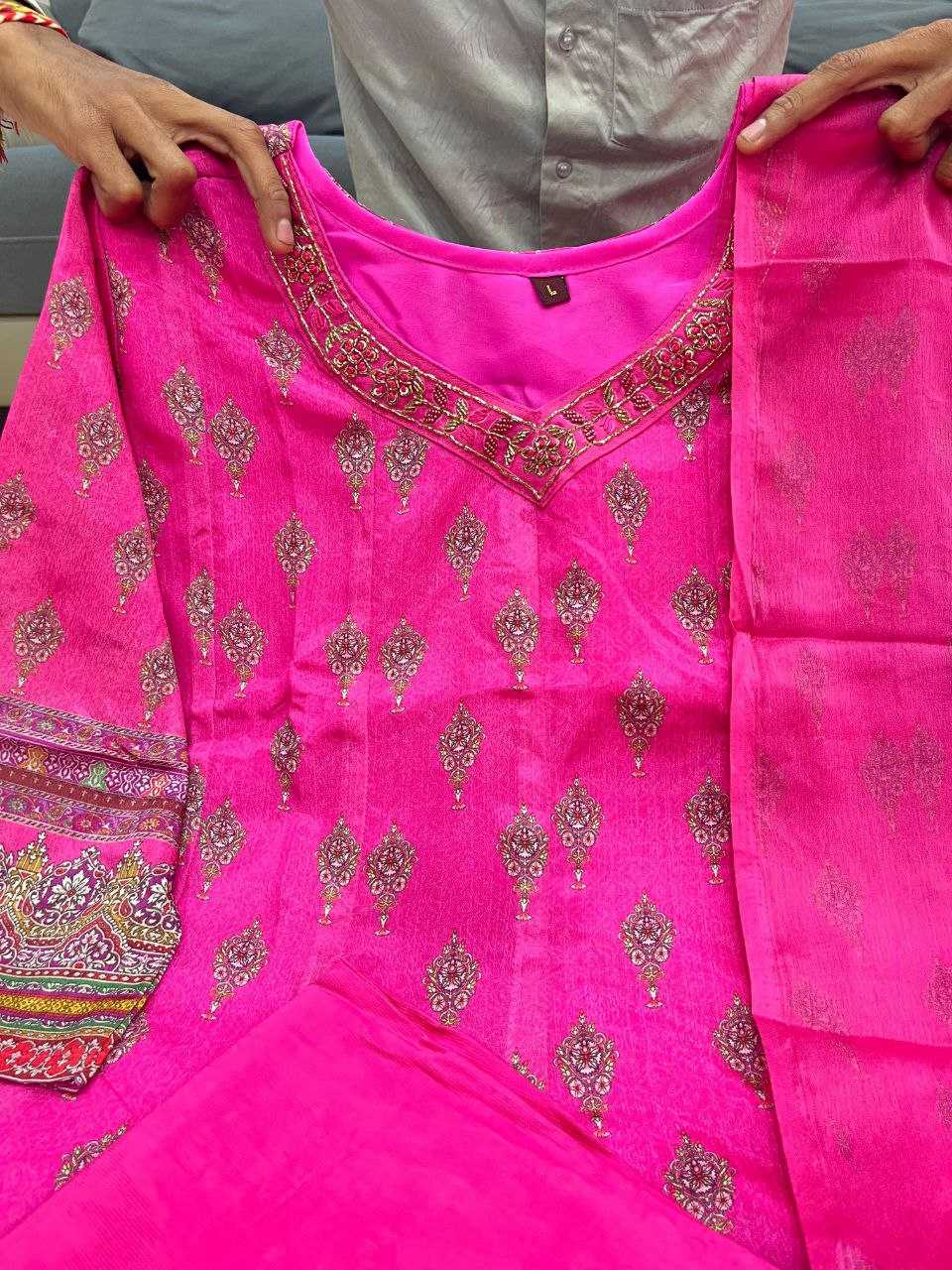 Ynf Chinon KESH562 MANIKA Kurti Wholesale Party Wear Kurtis Designer Kurtis Party Wear Gown Style Kurtis Manufacturer- Kapda Export