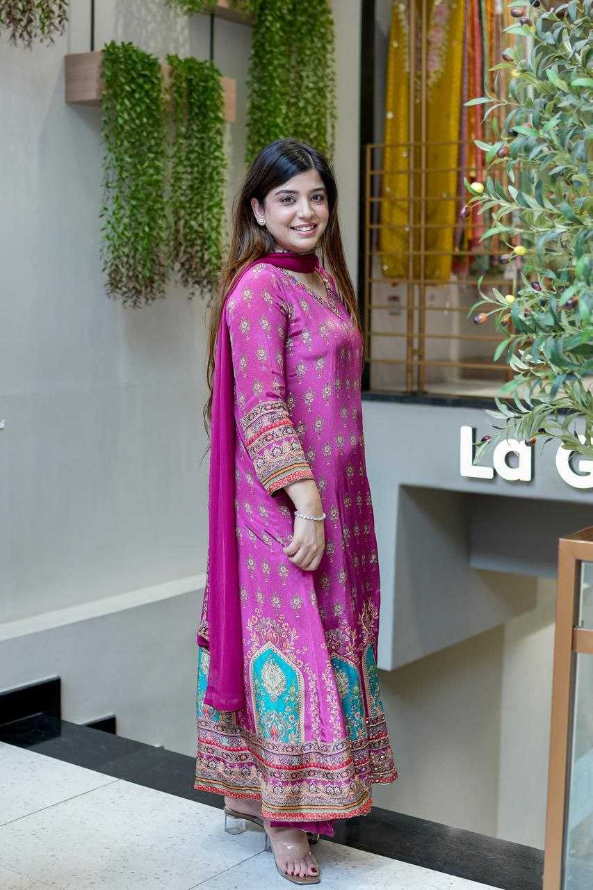 Ynf Chinon KESH562 MANIKA Kurti Wholesale Party Wear Kurtis Designer Kurtis Party Wear Gown Style Kurtis Manufacturer- Kapda Export