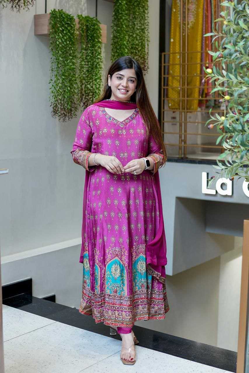 Ynf Chinon KESH562 MANIKA Kurti Wholesale Party Wear Kurtis Designer Kurtis Party Wear Gown Style Kurtis Manufacturer- Kapda Export