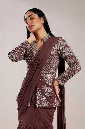 Ynf Chinon KESH591 224 Lehengas Wholesale Designer Lehenga Choli Ruffle Lehenga Jacket Style Lehenga Manufacturer- Kapda Export