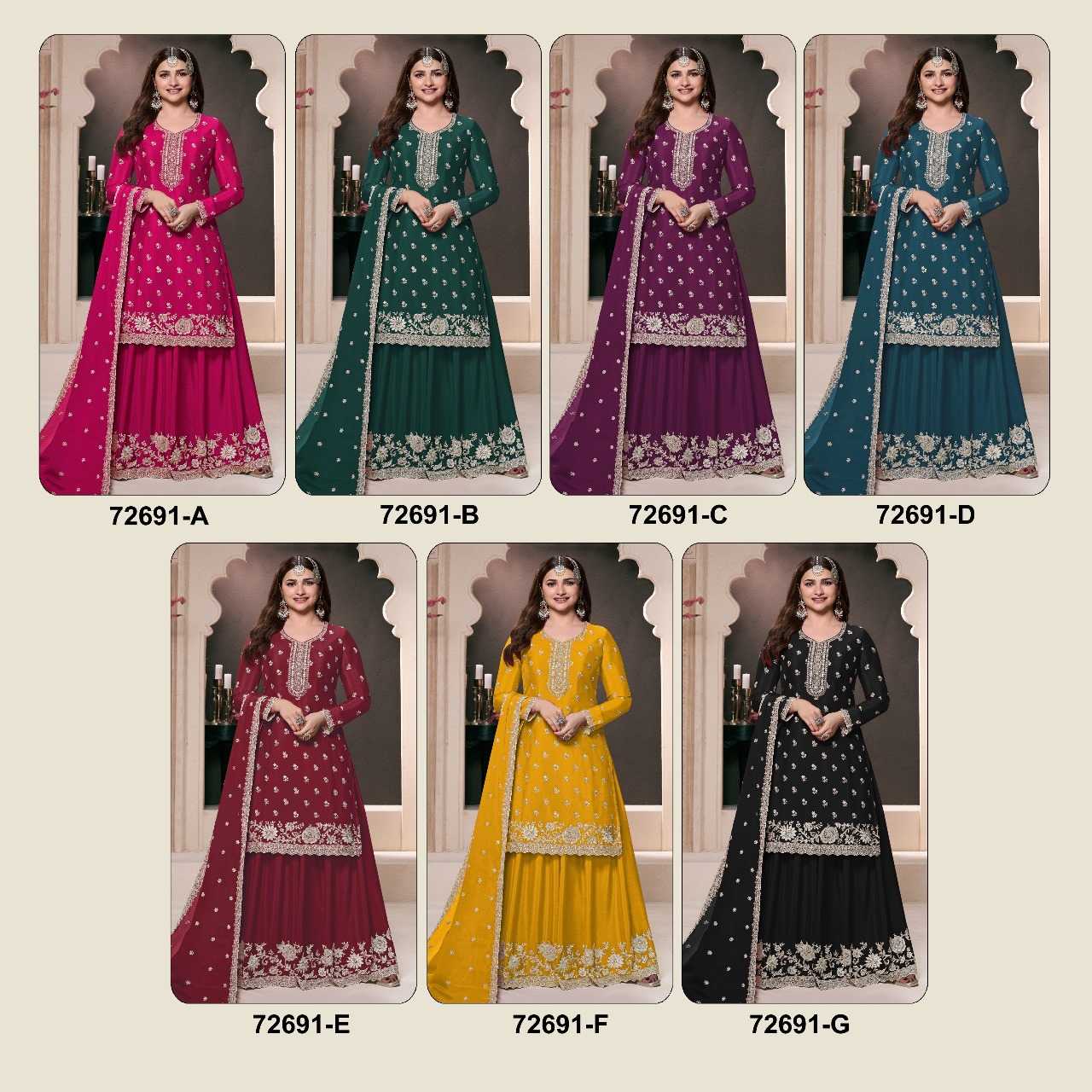 Ynf Chinon RIN236 72691 Kurti Islamic Clothing Wholesale Festive Kurtis Ethnic Kurtis Long Kurtis Manufacturer- Kapda Export