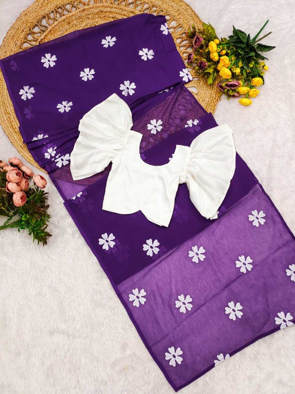 Ynf Chinon Silk KESH505 012 Kids Wear Wholesale Kids Saree Dress Kids Festive Wear Kids Wedding Outfits Manufacturer- Kapda Export