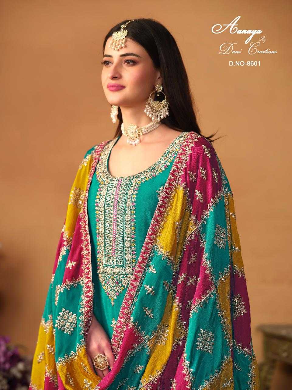 Ynf Chinon Silk KESH530 AANAYA VOL 186 Suits & Dresses Wholesale Embroidery Suits Patiala Suits Party wear suits Manufacturer- Kapda Export