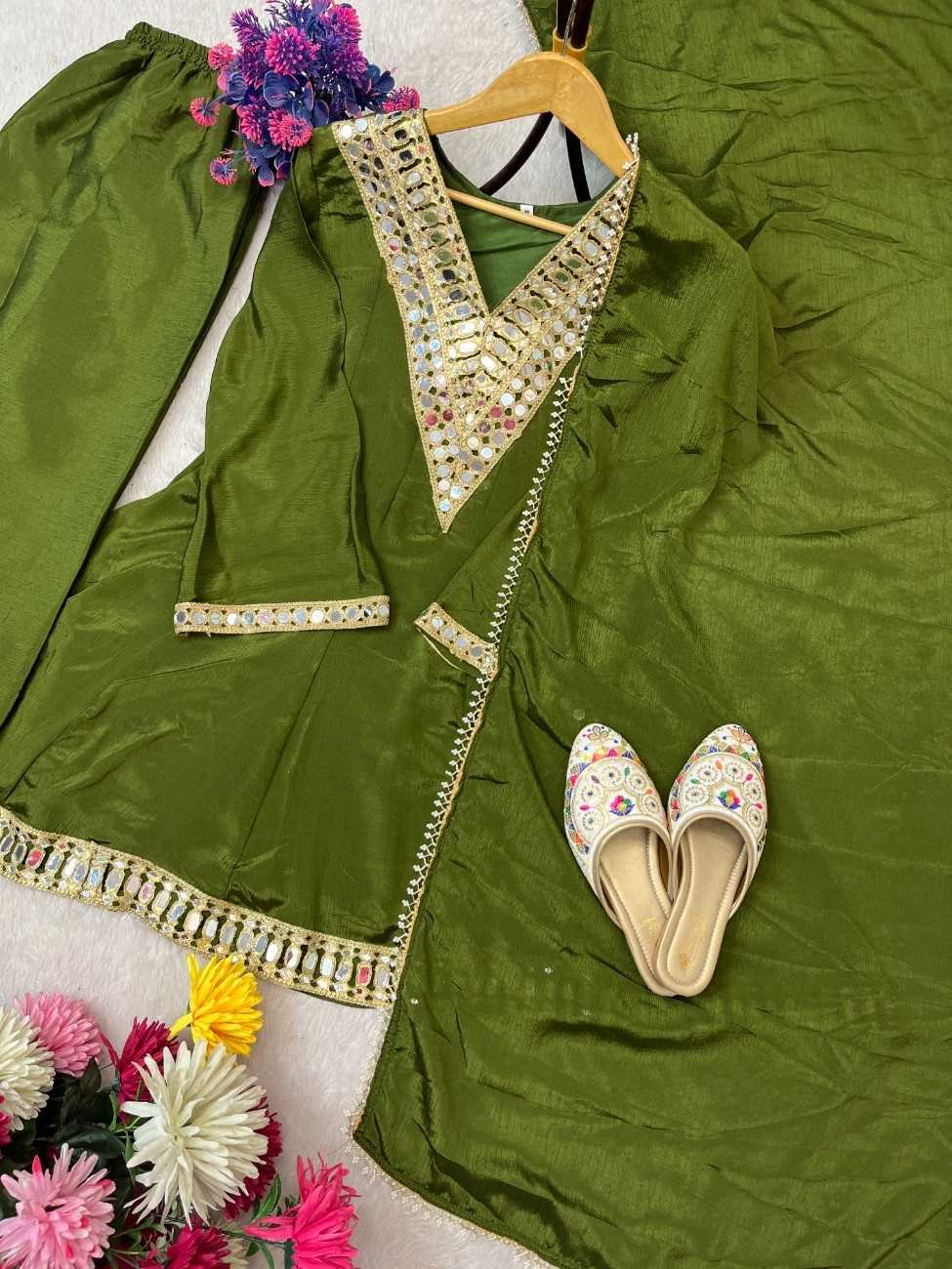 Ynf Chinon Silk RIN212 7091 Suits & Dresses Wholesale Palazzo Suit Party Wear Dresses Silk Dresses Manufacturer- Kapda Export