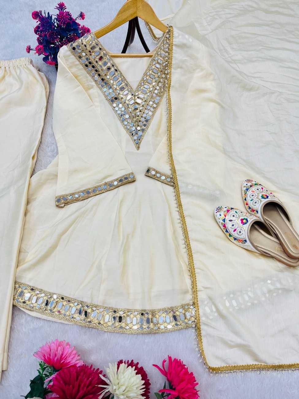 Ynf Chinon Silk RIN212 7091 Suits & Dresses Wholesale Palazzo Suit Party Wear Dresses Silk Dresses Manufacturer- Kapda Export