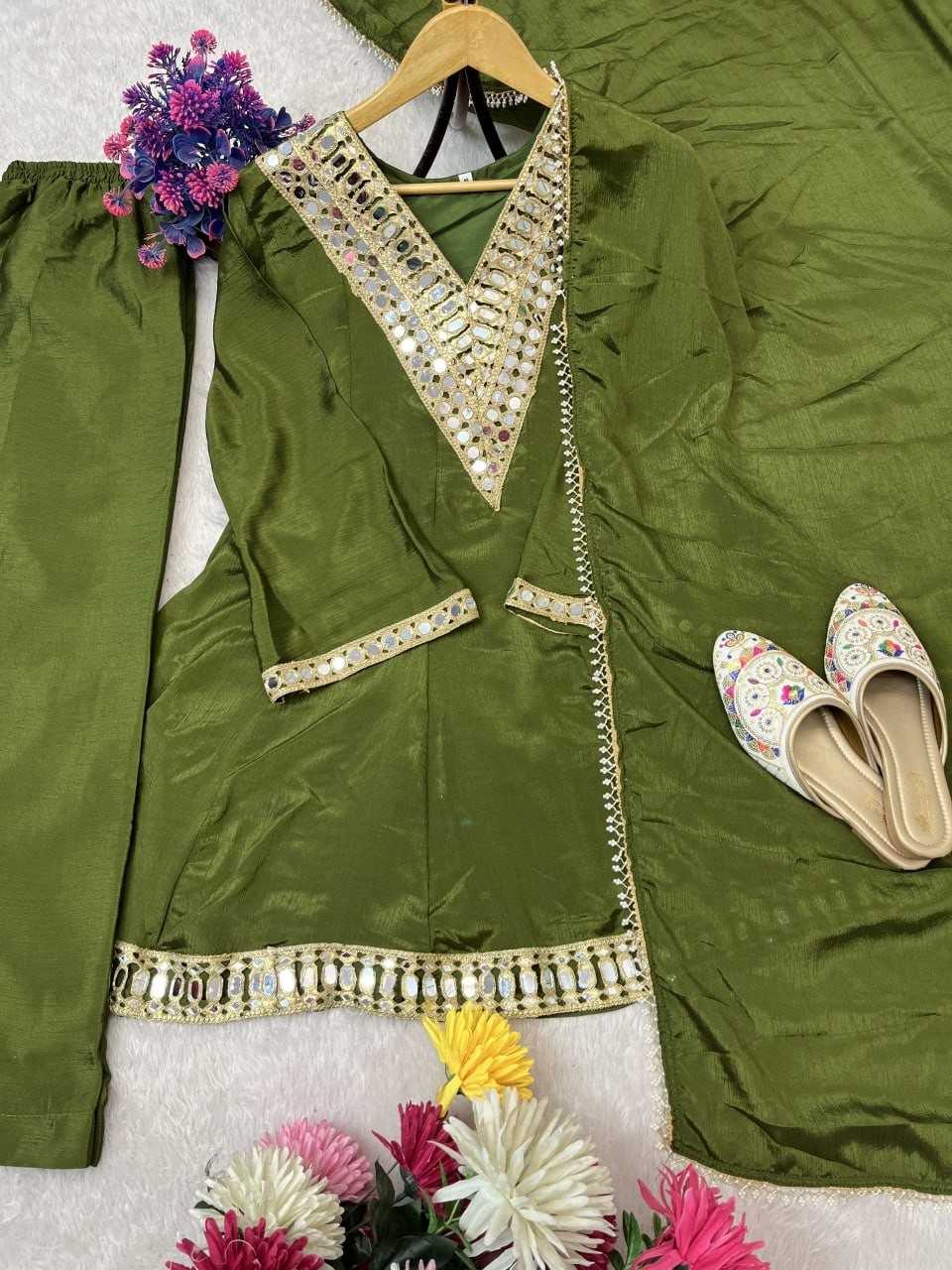 Ynf Chinon Silk RIN212 7091 Suits & Dresses Wholesale Palazzo Suit Party Wear Dresses Silk Dresses Manufacturer- Kapda Export