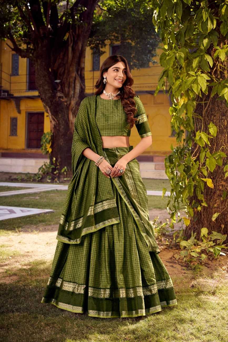 Ynf Cotton KESH134 1900 Lehengas Wholesale Wedding Lehenga Chaniya Choli Lightweight Lehenga Manufacturer- Kapda Export
