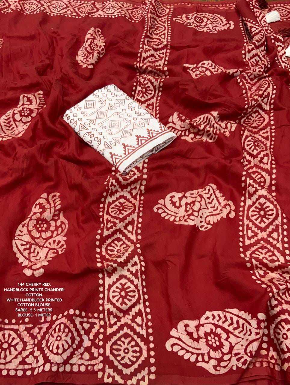 Ynf Cotton KESH433 144 Sarees Wholesale Chanderi Sarees Batik Sarees Block Print Sarees Manufacturer- Kapda Export