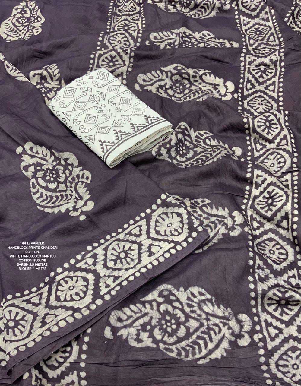 Ynf Cotton KESH433 144 Sarees Wholesale Chanderi Sarees Batik Sarees Block Print Sarees Manufacturer- Kapda Export