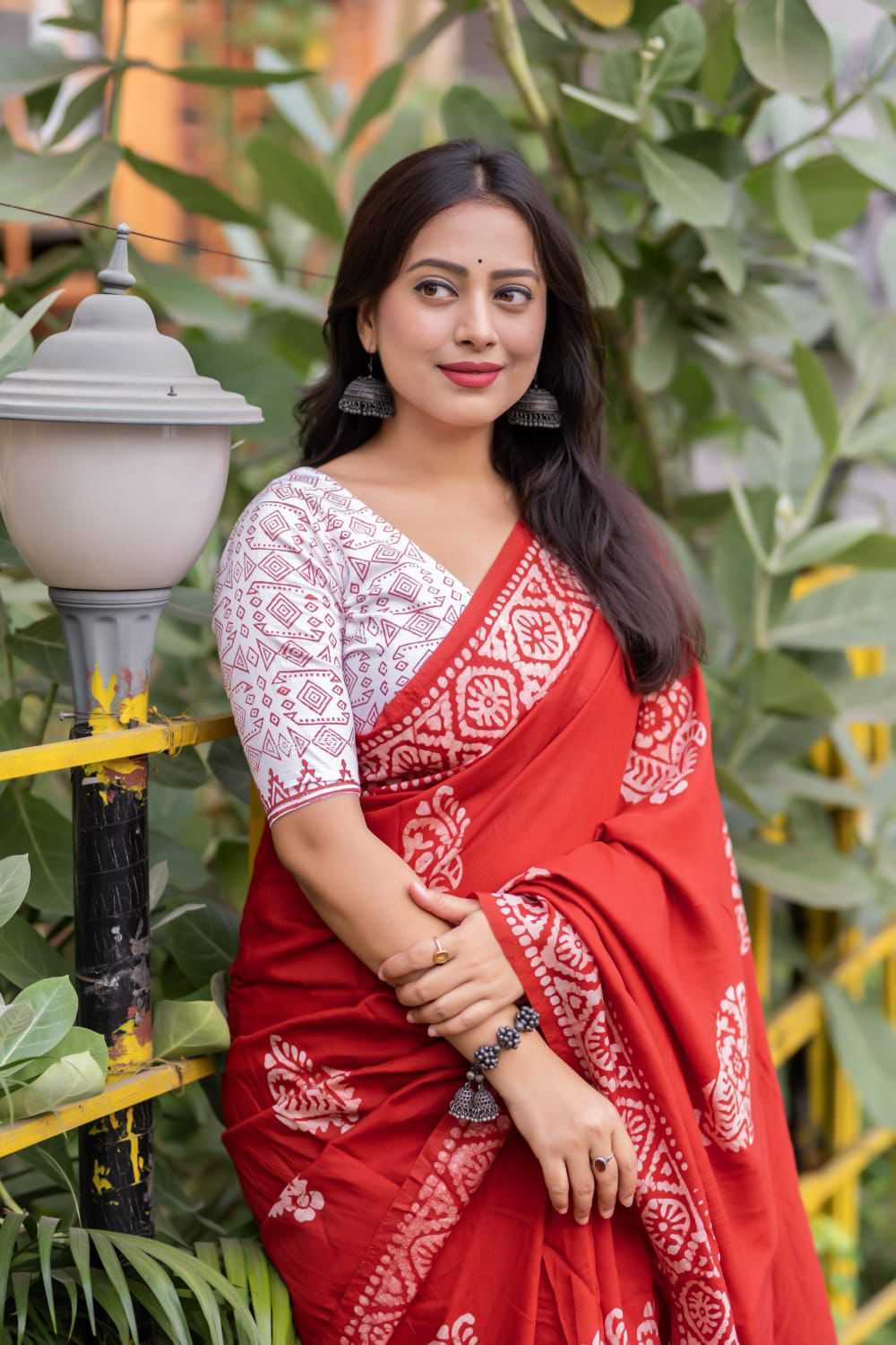 Ynf Cotton KESH433 144 Sarees Wholesale Chanderi Sarees Batik Sarees Block Print Sarees Manufacturer- Kapda Export