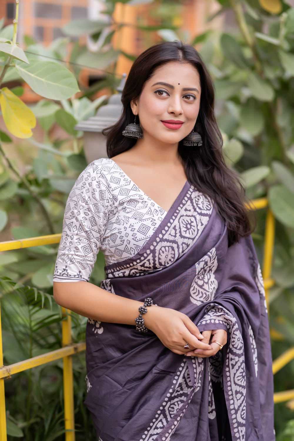 Ynf Cotton KESH433 144 Sarees Wholesale Chanderi Sarees Batik Sarees Block Print Sarees Manufacturer- Kapda Export