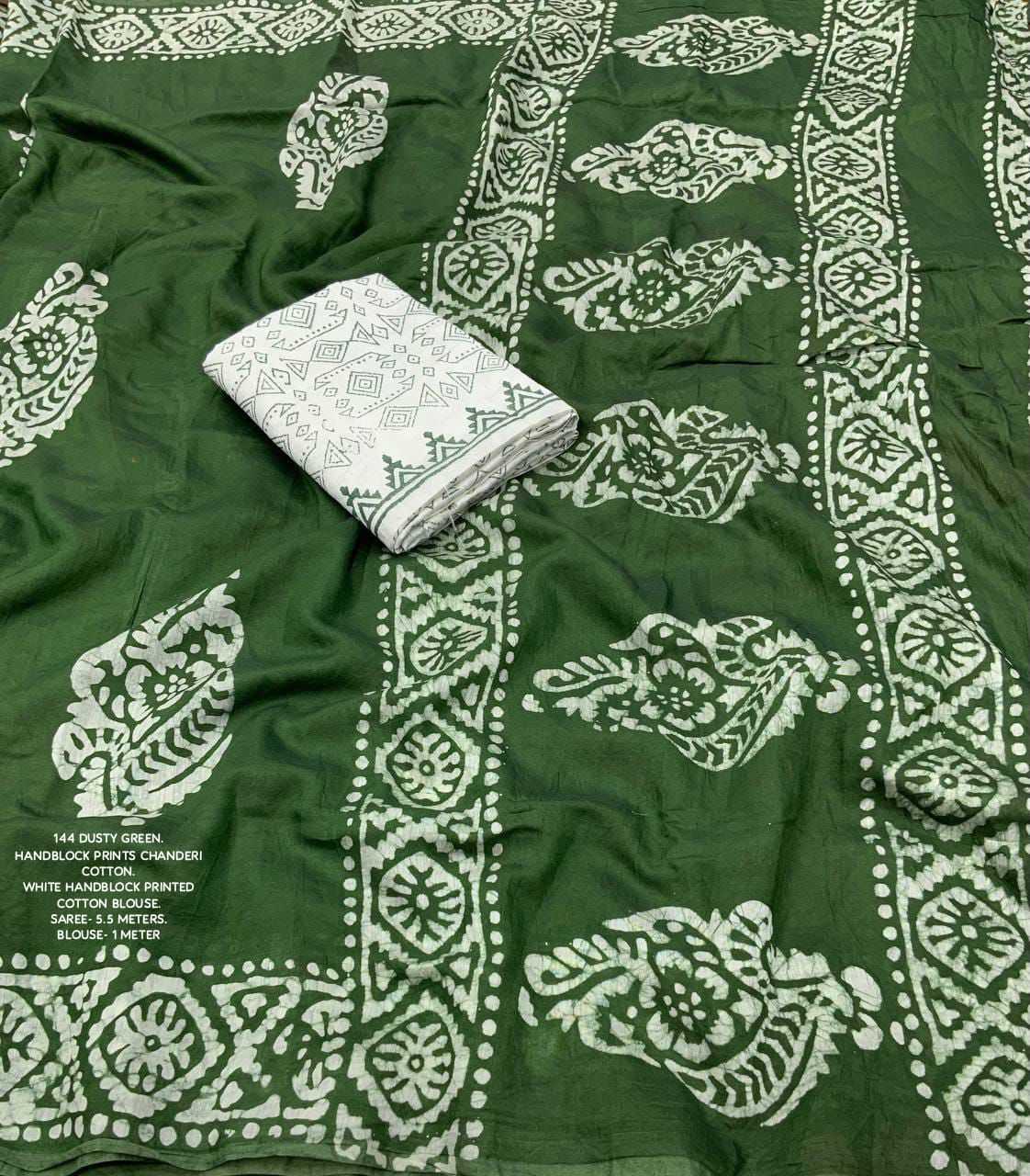 Ynf Cotton KESH433 144 Sarees Wholesale Chanderi Sarees Batik Sarees Block Print Sarees Manufacturer- Kapda Export