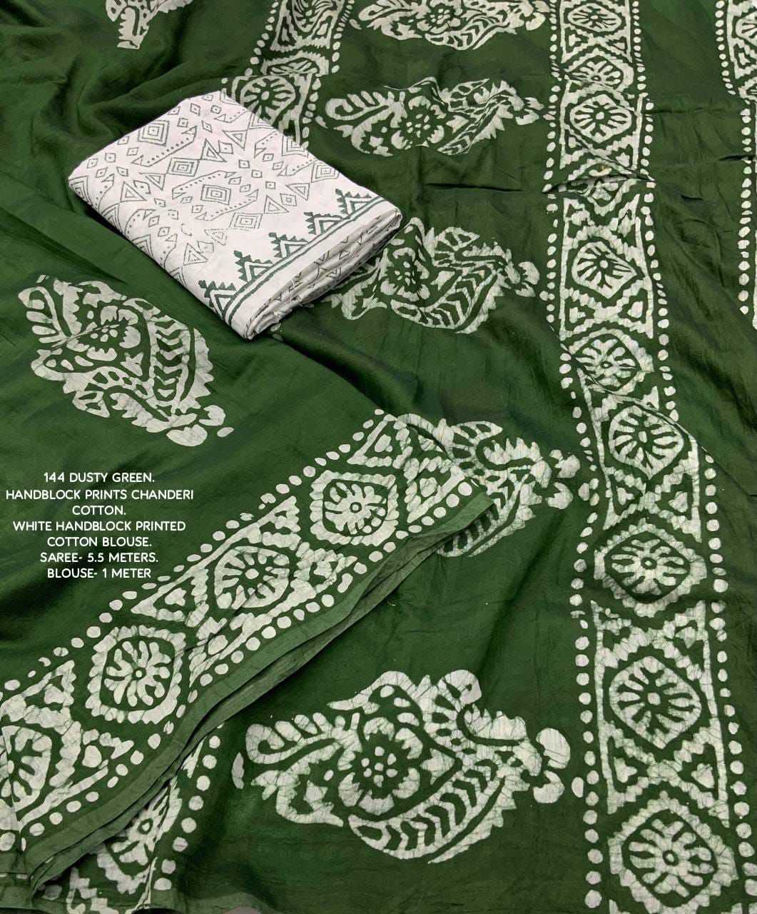 Ynf Cotton KESH433 144 Sarees Wholesale Chanderi Sarees Batik Sarees Block Print Sarees Manufacturer- Kapda Export