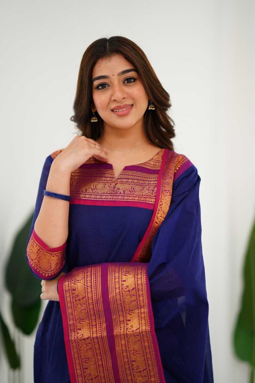 Ynf Cotton KESH545 Meera Suits & Dresses Wholesale Ladies Silk Suit Party wear suits Off-Shoulder Dresses Manufacturer- Kapda Export