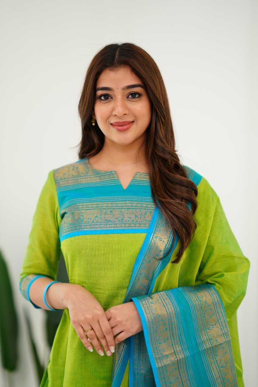 Ynf Cotton KESH545 Meera Suits & Dresses Wholesale Ladies Silk Suit Party wear suits Off-Shoulder Dresses Manufacturer- Kapda Export