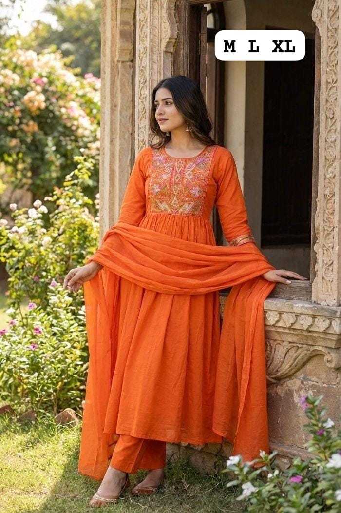 Ynf Cotton KESH594 ARHIKA Kurti Wholesale Anarkali Kurtis Embroidered Kurtis Printed Silk Kurti Manufacturer- Kapda Export