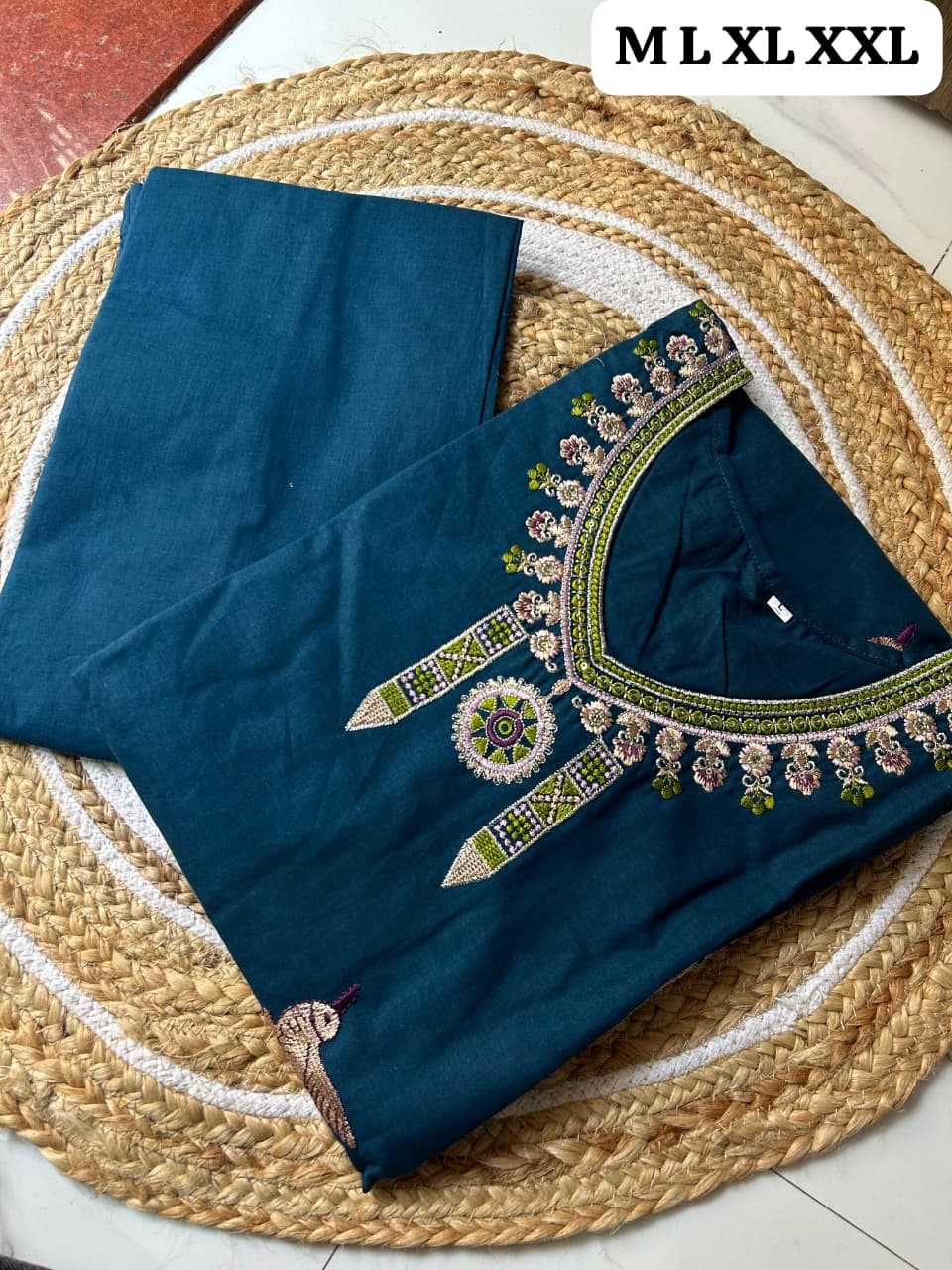 Ynf Cotton KESH594 KISAN Suits & Dresses Festive Collections Wholesale Embroidery Suits Party wear suits Straight Cut Suits Manufacturer- Kapda Export