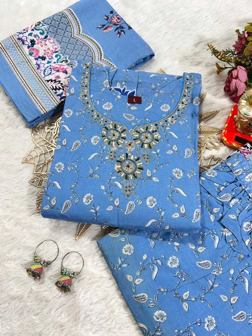 Ynf Cotton KESH594 SAHIL Kurti Wholesale Festive Kurtis Ethnic Kurtis Kurti Bottom With Dupatta Manufacturer- Kapda Export