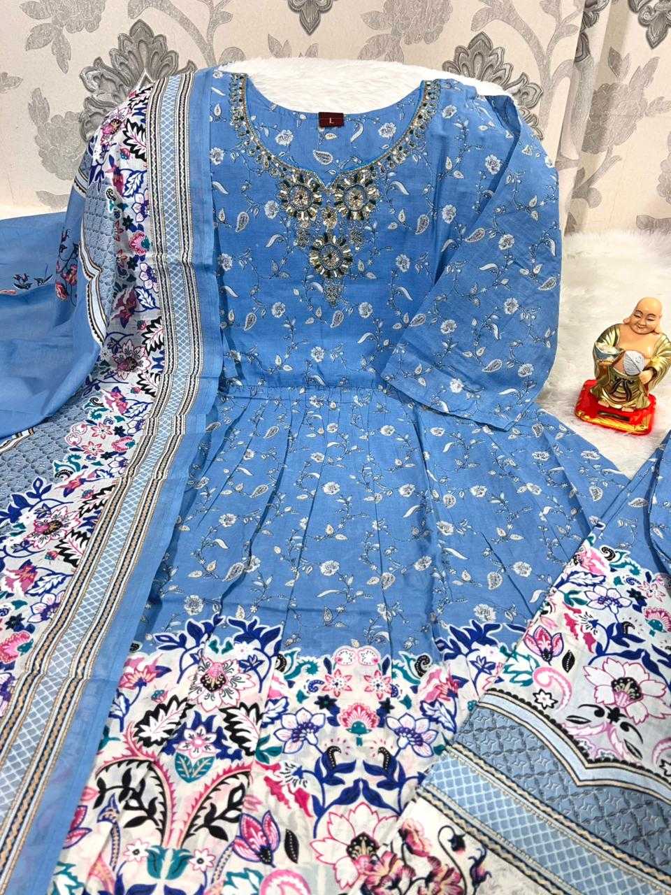 Ynf Cotton KESH594 SAHIL Kurti Wholesale Festive Kurtis Ethnic Kurtis Kurti Bottom With Dupatta Manufacturer- Kapda Export