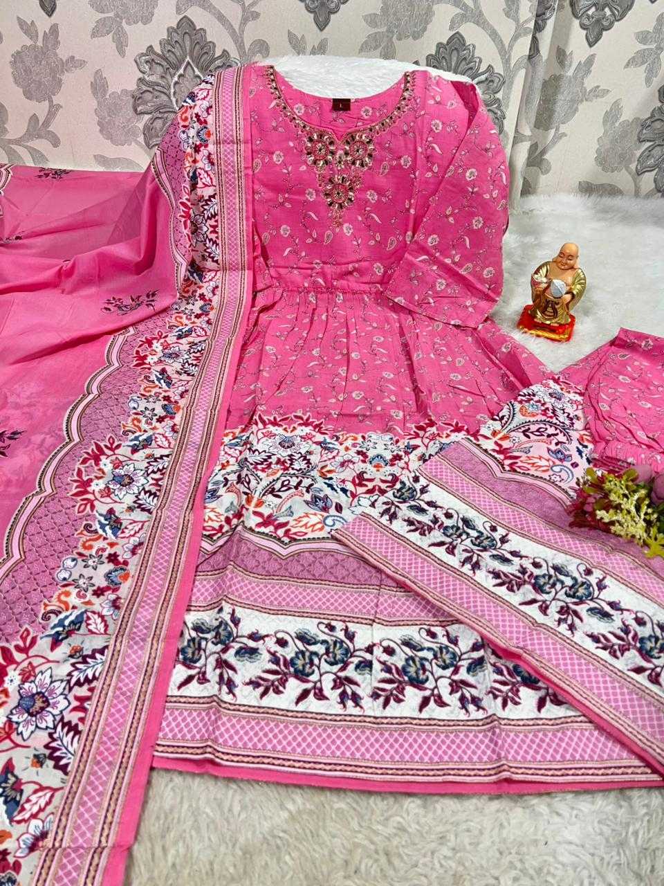 Ynf Cotton KESH594 SAHIL Kurti Wholesale Festive Kurtis Ethnic Kurtis Kurti Bottom With Dupatta Manufacturer- Kapda Export