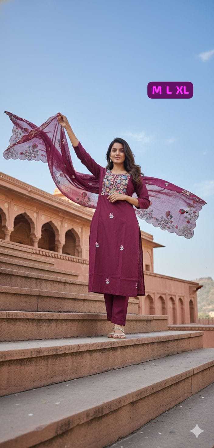 Ynf Cotton KESH594 SUJITA Suits & Dresses Festive Collections Wholesale Embroidery Suits Long Kurti Suits Eid Collections Manufacturer- Kapda Export