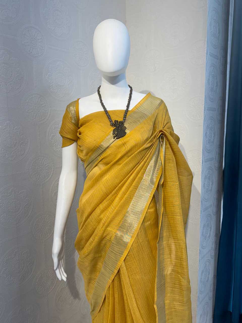 Ynf Cotton KESH634 tradz Sarees Wholesale Fancy Sarees Cotton Linen Sarees Ladies Sarees Manufacturer- Kapda Export