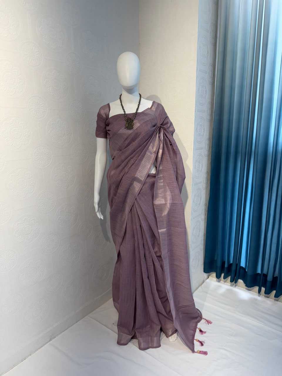 Ynf Cotton KESH634 tradz Sarees Wholesale Fancy Sarees Cotton Linen Sarees Ladies Sarees Manufacturer- Kapda Export